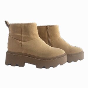 Rowland Zip Up Platform Ankle Boots